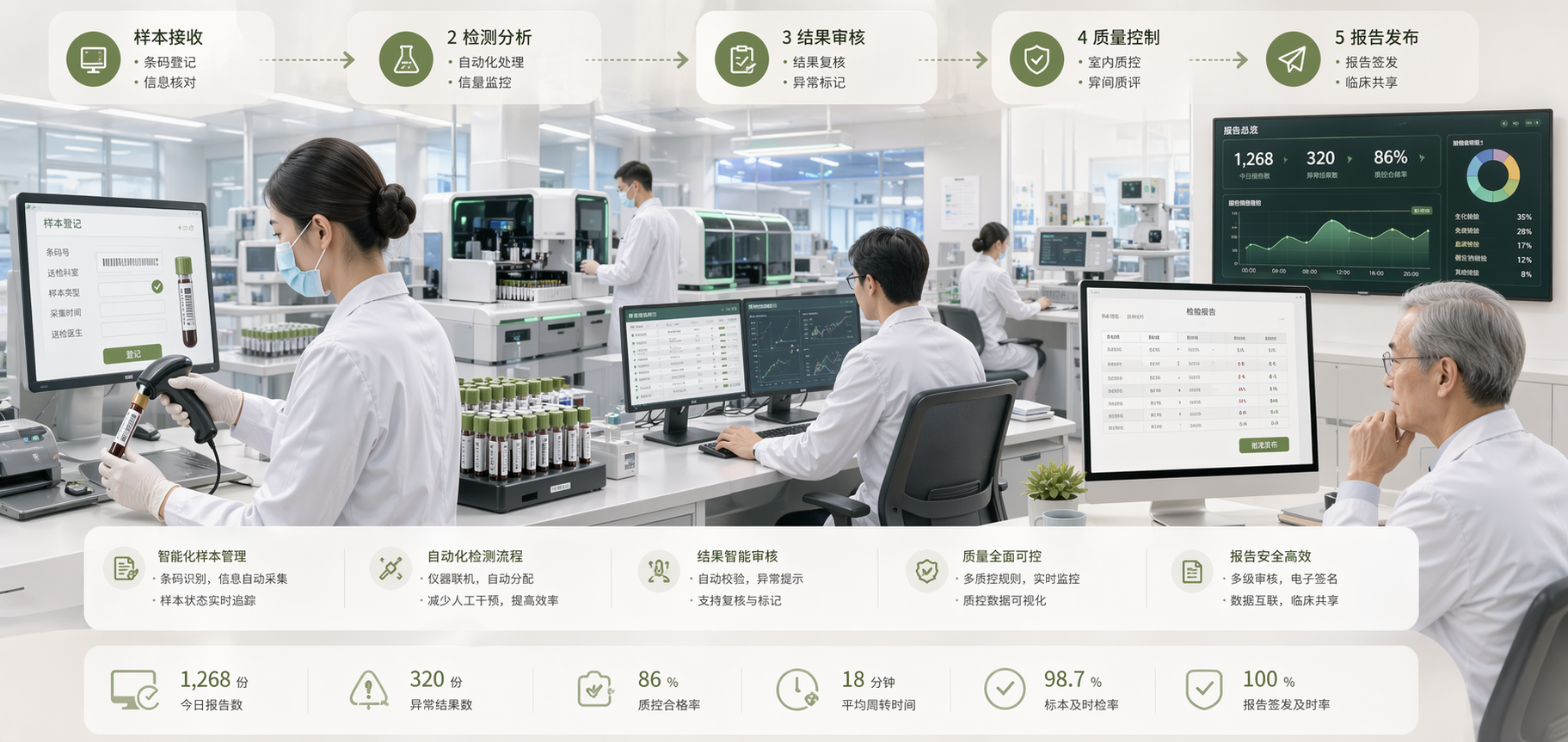 如初 LIS 系统详情场景图